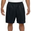 A4 Adult Moisture Wicking Tricot Performance Mesh Short, Blk, XXXX-Large view 1