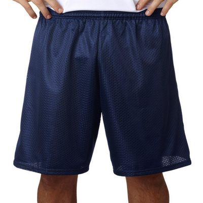 A4 Adult Moisture Wicking Tricot Performance Mesh Short, NVY, XXXX-Large