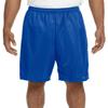 A4 Adult Moisture Wicking Tricot Performance Mesh Short, Royal, XXX-Large view 1