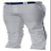 A4 Big Boys' Contrast Open Bottom Baggy Cut Baseball Pant, Grey/Nvy, X-Small view 1