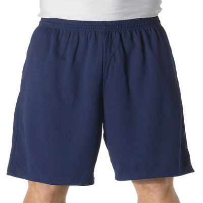 A4 Adult 9" Moisture Management Elastic Waist Pocket Short, NVY, XX-Large