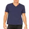 Canvas Bella Comfortable V-Neck Fitted Jersey T-Shirt, NVY, XXX-Large view 2