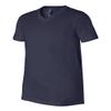 Canvas Bella Comfortable V-Neck Fitted Jersey T-Shirt, NVY, XXX-Large view 3