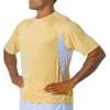 A4 Adult Color Block Performance Interlock T-Shirt, Vegas Gold/Wht, X-Large view 1