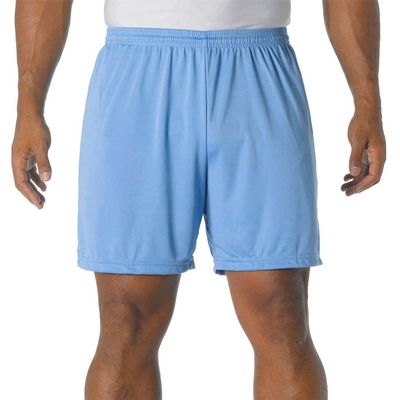 A4 Youth Cool Moisture Ultra Knit Resists Performance Short, Light Blue, X-Large