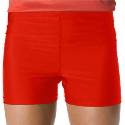 A4 Womens Odor Resistant Wicking Comfortable Compression Short, Scarlet Red, L