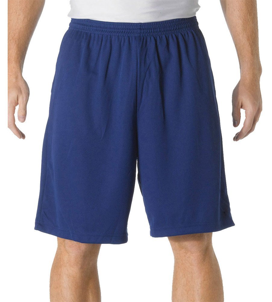 A4 Youth 7" Cooling Performance Power Mesh Practice Short, NVY, Medium