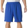 A4 Youth 7" Cooling Performance Power Mesh Practice Short, Royal, Large view 1