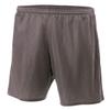 A4 Adult Moisture Wicking Tricot Performance Mesh Short, Graphite, XXXX-Large