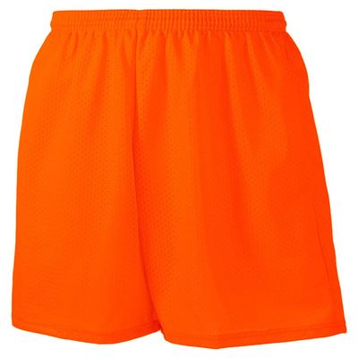A4 Adult Moisture Wicking Tricot Performance Mesh Short, Athletic Orange, 2XL