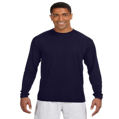 A4 Big Boys' Cooling Moisture Wicking Performance T-Shirt, NVY, X-Large