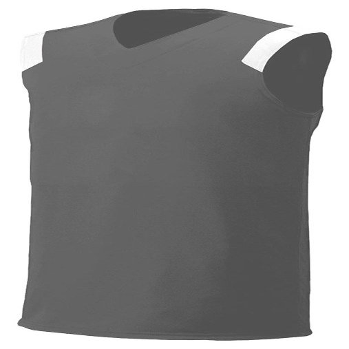 A4 Adult Cool Moisture Management Odor Muscle Shirt, Graphite/Wht, Medium