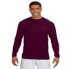 A4 Big Boys' Cooling Moisture Wicking Performance T-Shirt, Maroon, X-Large view 2
