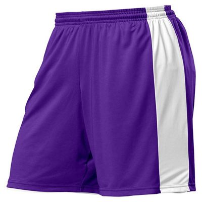 A4 Youth 10" Reversible Moisture Management Short, Purple/Wht, Small