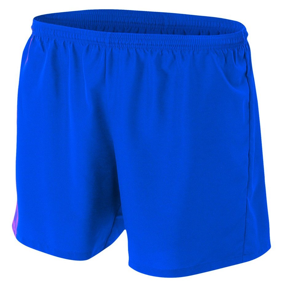 A4 Men's Woven Lightweight 7" Inch Soccer Shorts, Royal, X-Large