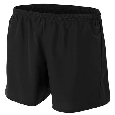 A4 Men's Woven Lightweight 7" Inch Soccer Shorts, XXX-Large, Black