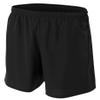 A4 Men's Woven Lightweight 7" Inch Soccer Shorts, XXX-Large, Black view 1