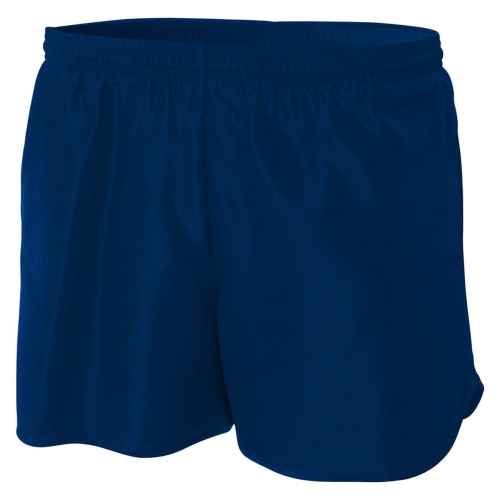 A4 Adult 4" Running Shorts, NVY, Small