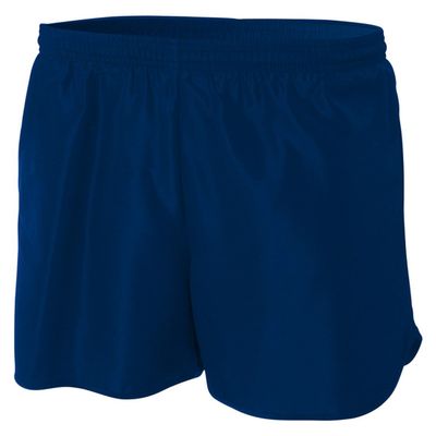 A4 Adult 4" Running Shorts, NVY, X-Large