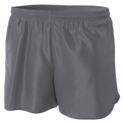 A4 Adult 4" Running Shorts, Graphite, Small