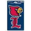 Wincraft NCAA University of Louisville WCR29055014 Magnets (2 Pack), 5" x 9" view 1