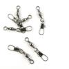 10 Pieces Fishing Swivel Tackle Fly Solid Clip Bulk Lots Wholesale Supplies P0258 Snap Rolling Test 22kg Cross Lock view 1