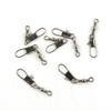 250 Pieces Fishing Swivel Tackle Fly Solid Clip Bulk Lots Wholesale Supplies D0522 Snap Rolling Test 8kg Cross Lock view 1