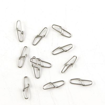 360 Pieces Fishing Swivel Tackle Fly Solid Clip Bulk Lots Wholesale Supplies R0596 Double Snaps Test 9kg Cross Lock