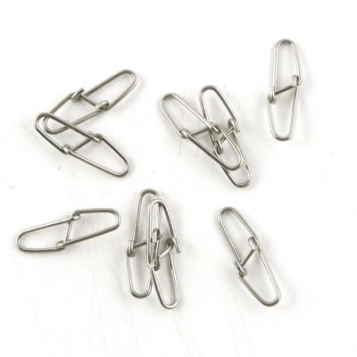 280 Pieces Fishing Swivel Tackle Fly Solid Clip Bulk Lots Wholesale Supplies C0871 Double Snaps Test 45kg Cross Lock