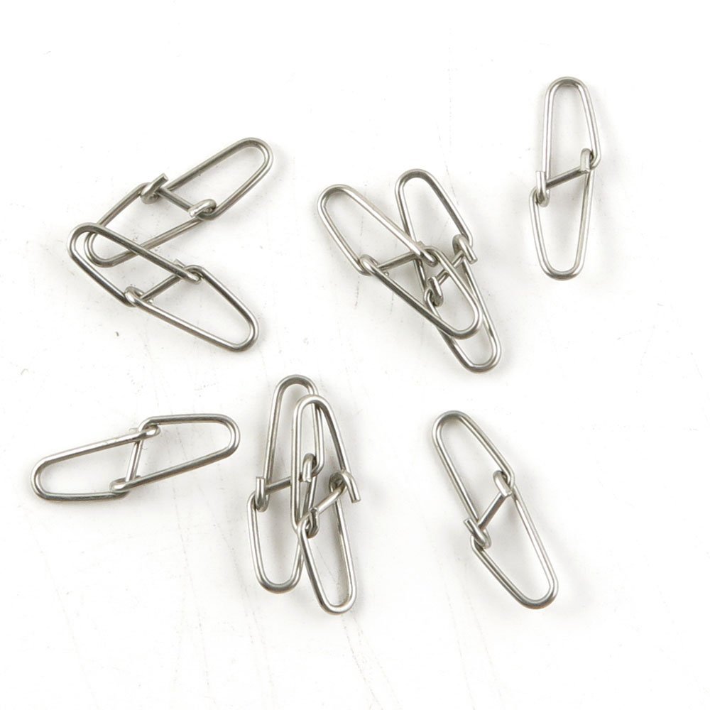 280 Pieces Fishing Swivel Tackle Fly Solid Clip Bulk Lots Wholesale Supplies C0871 Double Snaps Test 45kg Cross Lock