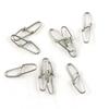 280 Pieces Fishing Swivel Tackle Fly Solid Clip Bulk Lots Wholesale Supplies C0871 Double Snaps Test 45kg Cross Lock view 1