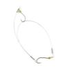 20 Pieces Fishing Swivel Tackle Fly Solid Clip Bulk Lots Wholesale Supplies V0665 Test 17kg Sea Double Line Hooks view 1