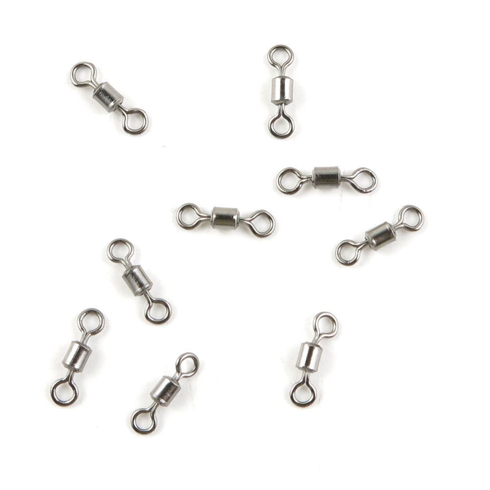 510 Pieces Fishing Swivel Tackle Fly Solid Clip Bulk Lots Wholesale Supplies F0341 Rolling Test 19kg