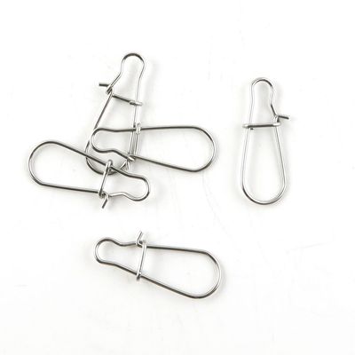 190 Pieces Fishing Swivel Tackle Fly Solid Clip Bulk Lots Wholesale Supplies W0673 Enhanced Snap Test 35Kg 33MM Cross Lock