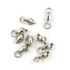50 Pieces Fishing Swivel Tackle Fly Solid Clip Bulk Lots Wholesale Supplies P0618 Ball Bearing Rolling Ring Test 25kg view 1