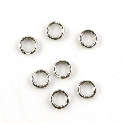 260 Pieces Fishing Swivel Tackle Fly Solid Clip Bulk Lots Wholesale Supplies J0428 Split Ring 6.5MM