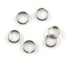 10 Pieces Fishing Swivel Tackle Fly Solid Clip Bulk Lots Wholesale Supplies N0138 Split Ring 8.2MM view 1