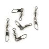 210 Pieces Fishing Swivel Tackle Fly Solid Clip Bulk Lots Wholesale Supplies G0307 Snap Rolling Test 12kg Cross Lock view 1