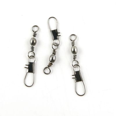 110 Pieces Fishing Swivel Tackle Fly Solid Clip Bulk Lots Wholesale Supplies K0482 Snap Rolling Test 29kg Cross Lock