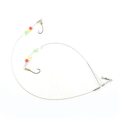 10 Pieces Fishing Swivel Tackle Fly Solid Clip Bulk Lots Wholesale Supplies L0663 Wire Rig Hooks Floating Luminous 18#