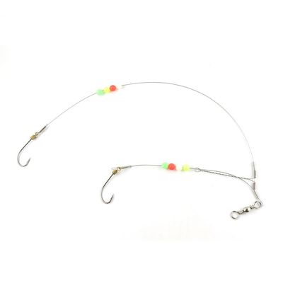 10 Pieces Fishing Swivel Tackle Fly Solid Clip Bulk Lots Wholesale Supplies E0588 Wire Rig Hooks Floating Luminous 20#