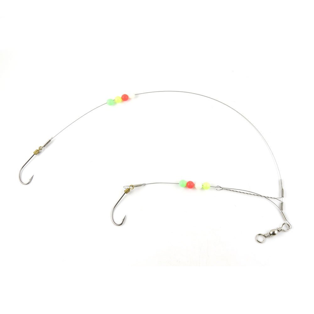 10 Pieces Fishing Swivel Tackle Fly Solid Clip Bulk Lots Wholesale Supplies E0588 Wire Rig Hooks Floating Luminous 20#