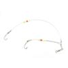 10 Pieces Fishing Swivel Tackle Fly Solid Clip Bulk Lots Wholesale Supplies E0588 Wire Rig Hooks Floating Luminous 20# view 1