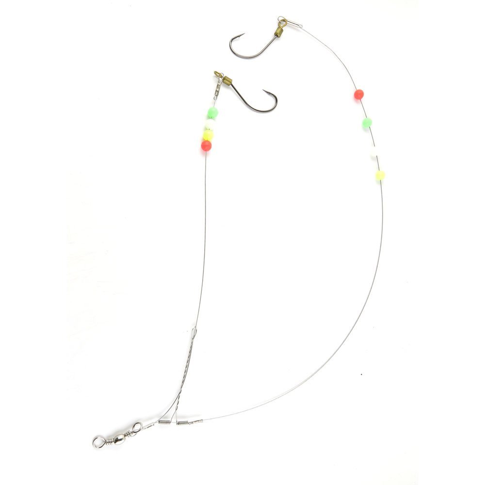 10 Pieces Fishing Swivel Tackle Fly Solid Clip Bulk Lots Wholesale Supplies W0822 Wire Rig Hooks Floating Luminous 24#