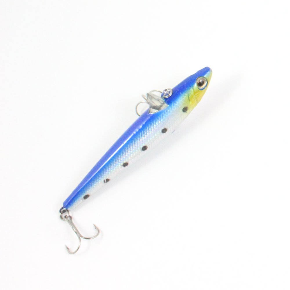 10 PCS Fishing Lures Crankbait K0065 80mm 9g Sinking PencilFly Tackle Freshwater Seawater Crank Hard Baits Jerk Pike Hooks Salmon