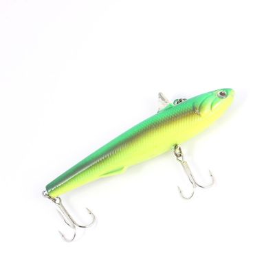 10 PCS Fishing Lures Crankbait N0653 80mm 9g Sinking PencilFly Tackle Freshwater Seawater Crank Hard Baits Jerk Pike Hooks Salmon