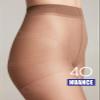 Conte Control Top Tension Semi Opaque Pantyhose Tights with Silky Matte Effect Nuance 40 Den, Nude (Natural), Large view 4