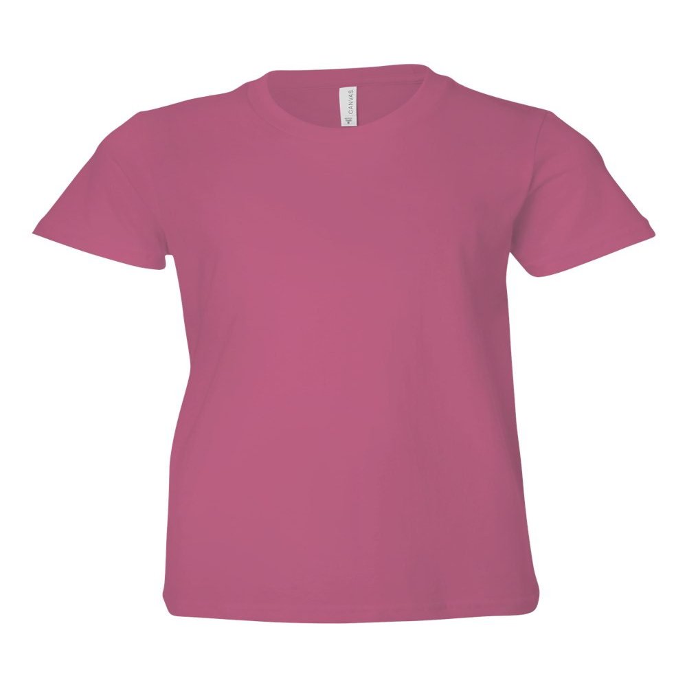 Bella Canvas Boy's Short Sleeve Tee Large Berry