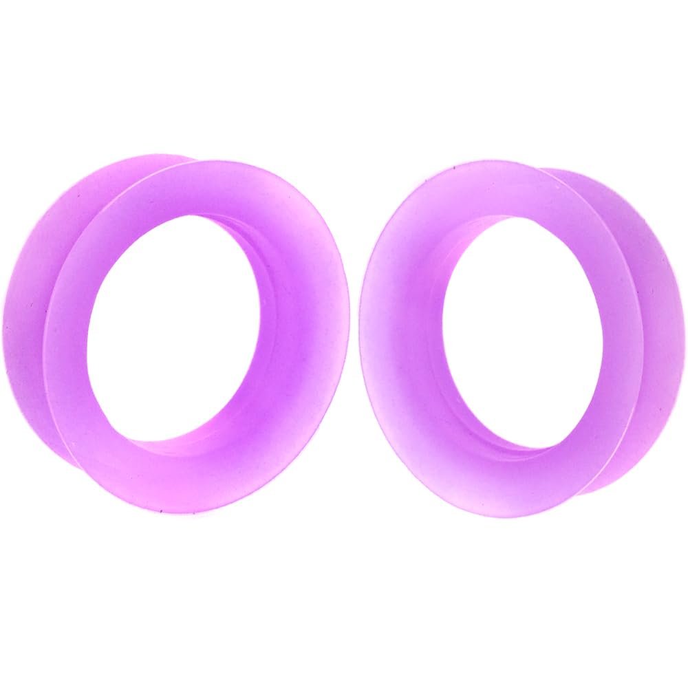 15/16 24mm gauges ear plugs thin silicone flesh tunnels double flare spiral expander stretcher taper MoDTanOiz