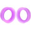 15/16 24mm gauges ear plugs thin silicone flesh tunnels double flare spiral expander stretcher taper MoDTanOiz view 1